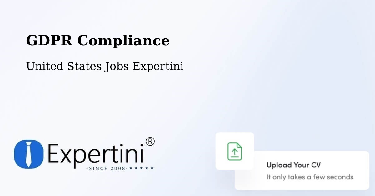 GDPR Compliance - United States Jobs Expertini